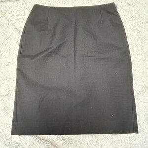 Balenciaga Paris Pencil Mini Skirt Size 40 Black Classic Lined Made in Italy